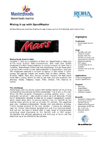 Mixing It up with Spoolmaster
