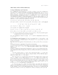 CHAPTER 2 RING FUNDAMENTALS 2.1 Basic Definitions and Properties