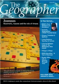 Zoonoses in This Edition