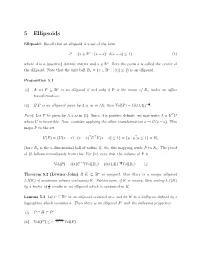 5 Ellipsoids
