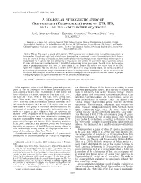 A Molecular Phylogenetic Study of Graptopetalum (Crassulaceae) Based on Ets, Its, Rpl16, and Trnl-F Nucleotide Sequences1