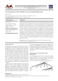 An Autosegmental Account of Melodic Processes in Jordanian Rural Arabic