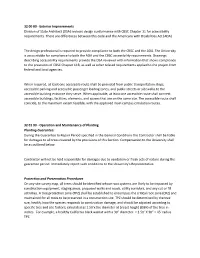 DSA) Reviews Design Conformance with CBSC Chapter 11 for Accessibility Requirements
