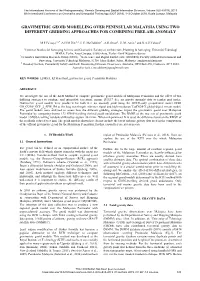 Gravimetric Geoid Modelling Over Peninsular Malaysia Using Two Different Gridding Approaches for Combining Free Air Anomaly
