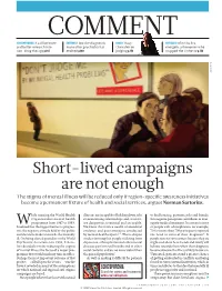 Short-Lived Campaigns Are Not Enough