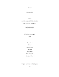 Skyview Heather Nibert a Thesis Submitted in Partial Fulfillment of The