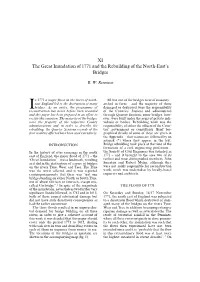 XI the Great Inundation of 1771 and the Rebuilding of the North-East's