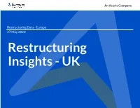 An Acuris Company Restructuring Data