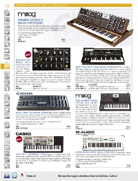 Minimoog Voyager Xl Analog Synthesizer We Have the Largest Selection of Hard to Find Items. Call