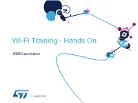 Wifi Training