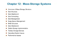 Chapter 12: Mass-Storage Systems