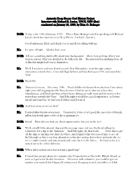 Antarctic Deep Freeze Oral History Project Interview with Richard E