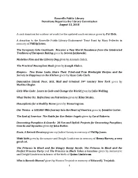 1 Roseville Public Library Donations Report to the Library Commission