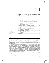 Graph Drawing in Education