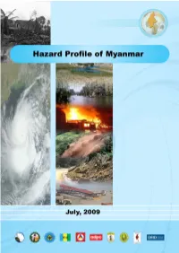 Hazard Profile of Myanmar: an Introduction 1.1