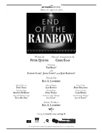 Peter Quilter Chris Egan Featuring Tari Kelly* with Zachary Clark*, Jonas Cohen* and Josh Robinson* Directed by Rod A