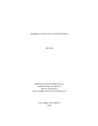 Standpoints on Psychiatric Deinstitutionalization Alix Rule Submitted in Partial Fulfillment of the Requirements for the Degre