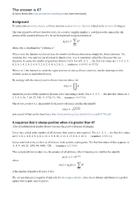 The Answer Is 47 © Simon Jensen (See for More Information)
