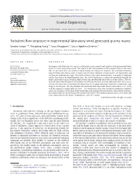 Turbulent Flow Structure in Experimental Laboratory Wind