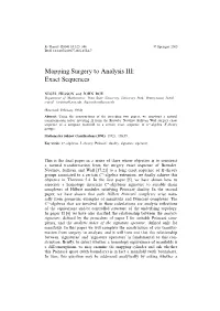 Mapping Surgery to Analysis III: Exact Sequences