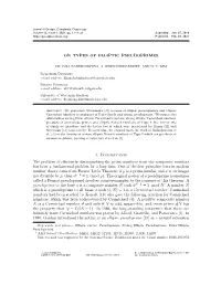On Types of Elliptic Pseudoprimes