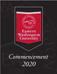 2020 Commencement Program