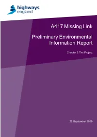 A417 Missing Link Preliminary Environmental Information Report