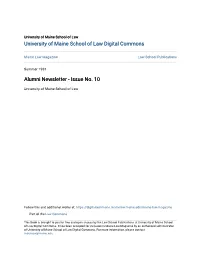 Alumni Newsletter - Issue No