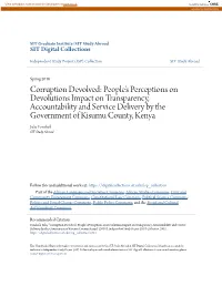Corruption Devolved