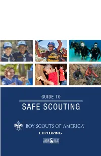 Guide to Safe Scouting Is Updated Quarterly