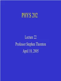 Physics Here at Uva from 1947-49