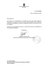 Conservation Status Report of the Galapagos Archipelago