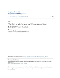 The Roles, Mechanics, and Evolution of Boss Battles in Video Games" (2018)
