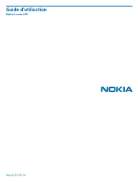 Guide D'utilisation Du Nokia Lumia