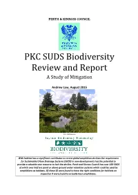 PKC SUDS Biodiversity Review and Report a Study of Mitigation