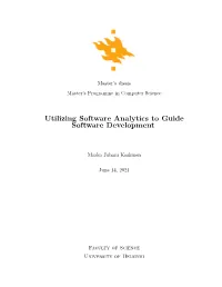 2.2 Software Usage Data