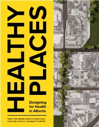 Designing for Health in Alberta HEALTHY