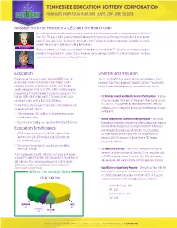 Message from the President & CEO and the Board