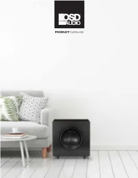 OSD Audio 2020 Catalog