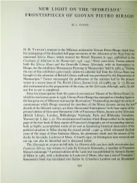 'Sforziada' Frontispieces of Giovan Pietro Birago