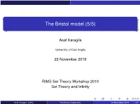 The Bristol Model (5/5)