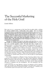 The Successful Marketing of the Holy Grail