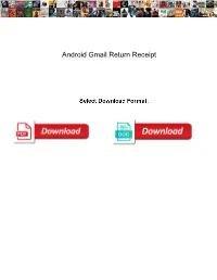 Android Gmail Return Receipt