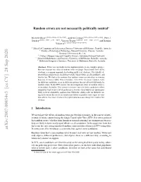 Arxiv:2007.00854V3 [Cs.CY] 28 Sep 2020 in Some Cases, This Introduces a Systematic Bias Against Some Candidates