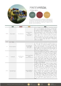 Marrakech Architecture Guide 2020