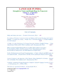 Click Here for the PRINT VERSION of ALL the PAPERS of APRIL, 2011 ISSUE in BOOK