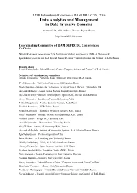 Data Analytics and Management in Data Intensive Domains