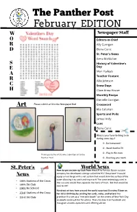 The Panther Post February EDITION