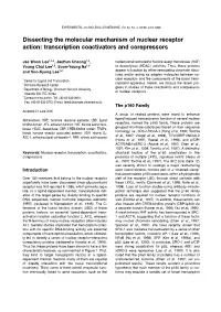 Transcription Coactivators and Corepressors