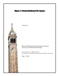 Alluxio: a Virtual Distributed File System